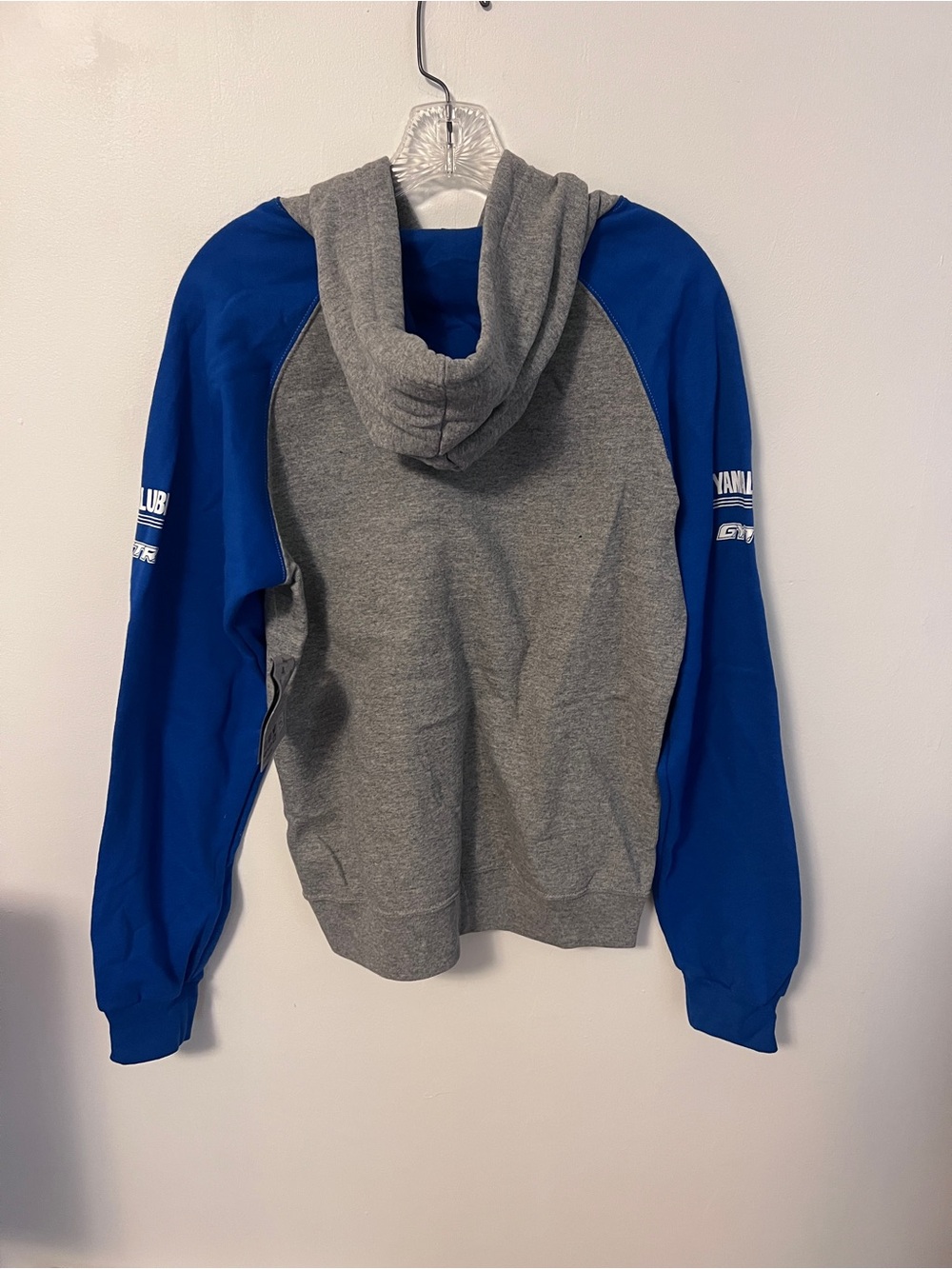 Yamaha Gray and Blue Racing Pullover Hoodie - Picture 4 of 4
